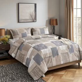 2 pieces Comforter Set Twin Comforterx1 Pillowcase x1 Extremely Diverse Styles (Option: HaoFengJing TuoSeGeZi)