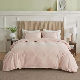 Twin Serta Simply Clean Solid Duvet Cover (Option: Pink)