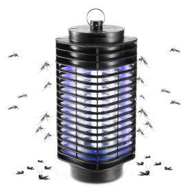 1 Pc Electric Bug Zapper For Summer UV Light Flying Zapper Insect Killer Lamps Pest Mosquito Fly Trap Catcher Odorless Noiseless For Home Restaura (Option: Black)